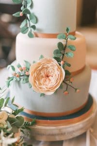 david austin rose wedding cake 2
