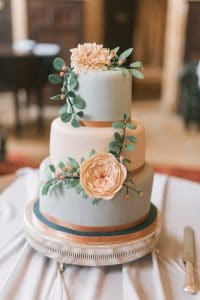 david austin rose wedding cake